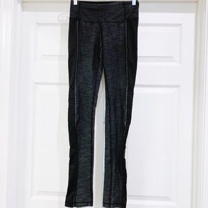 Lululemon Gray and Black Luxtreme Leggings